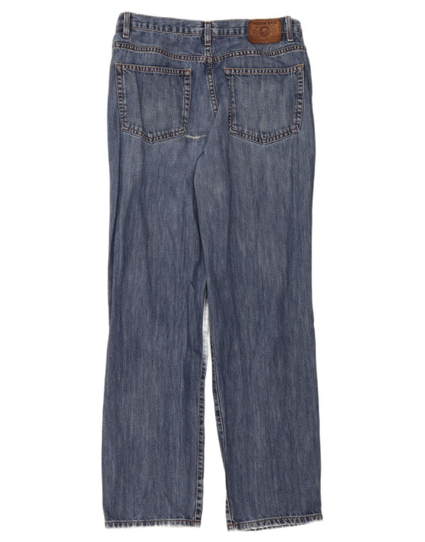 Eddie Bauer Herre Relaxed Fit Straight Jeans W35 L34 Blå Bomuld