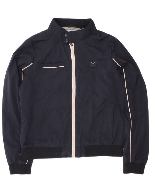 Armani Jeans Bomberjakke til drenge 11-12 år Marineblå polyester