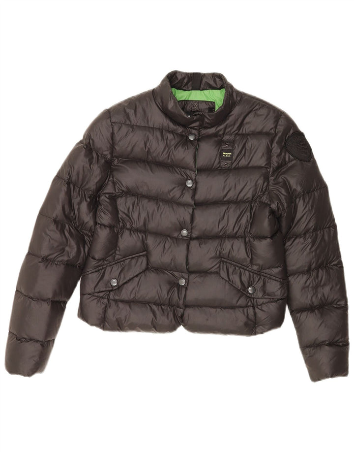 Blauer Girls Crop Polstret jakke 13-14 år Sort