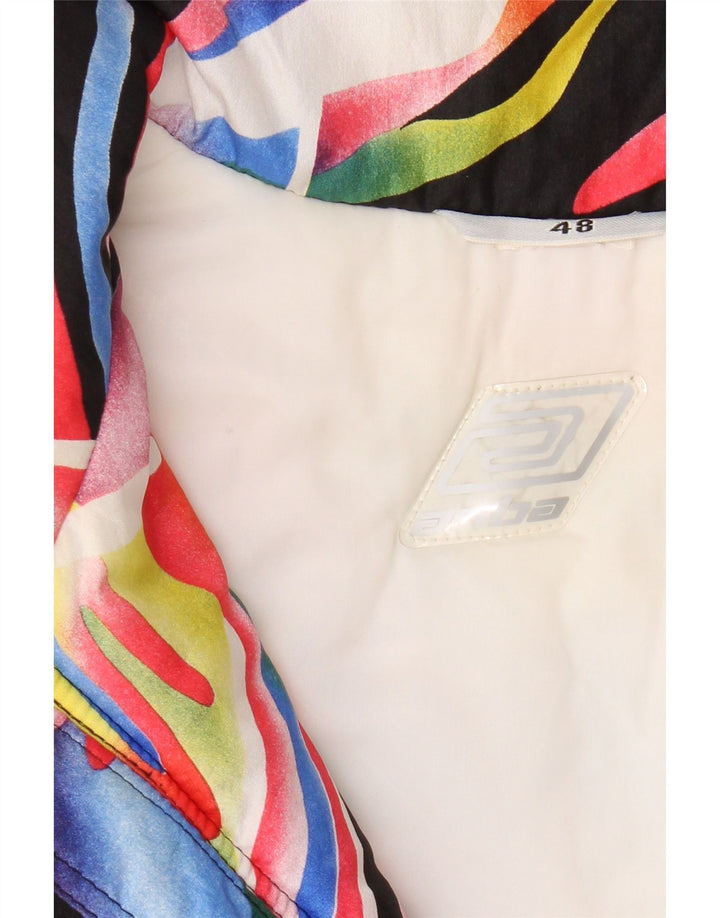 ANBA Mens Sleeveless Tracksuit Top Jacket UK 48 2XL Multicoloured Vintage Anba and Second-Hand Anba from Messina Hembry 