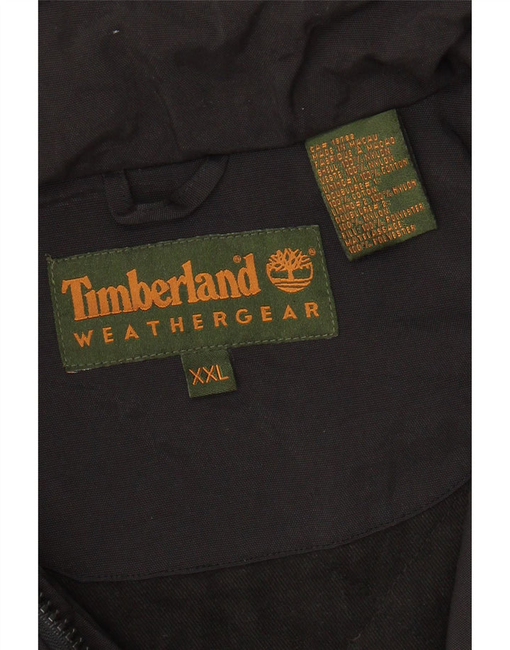 TIMBERLAND Herre Weathergear Utility Jacket UK 44 2XL Sort Nylon