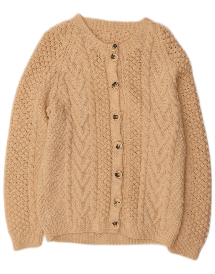 Vintage dame cardigan sweater UK 16 Large Beige