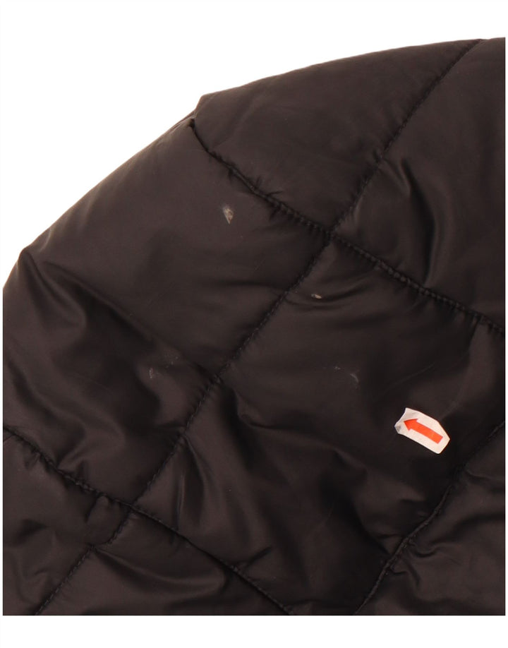 Nike polstret hættejakke til kvinder UK 10 Lille sort polyester