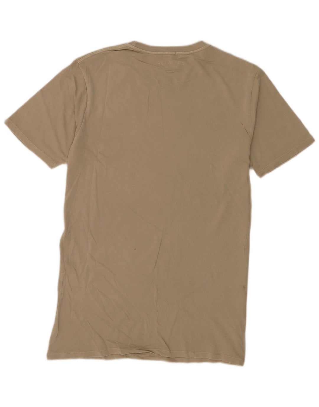 Vintage herre T-shirt top stor beige bomuld