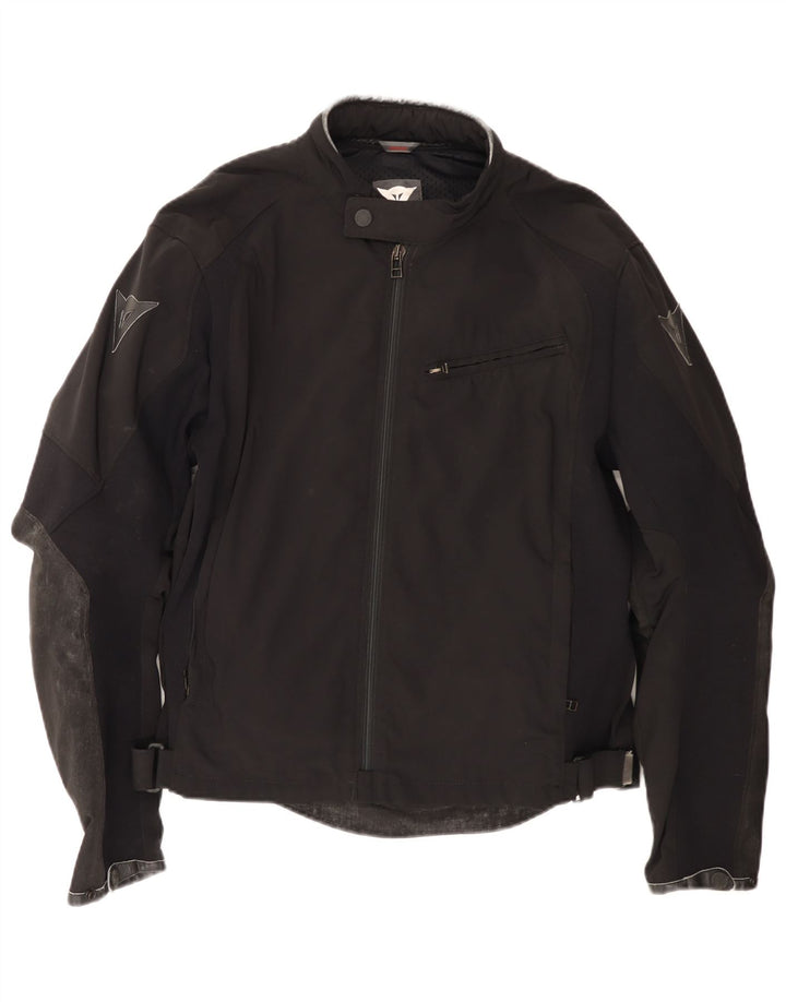 Dainese Racerjakke til mænd str. 52 Medium Sort Colourblock Nylon