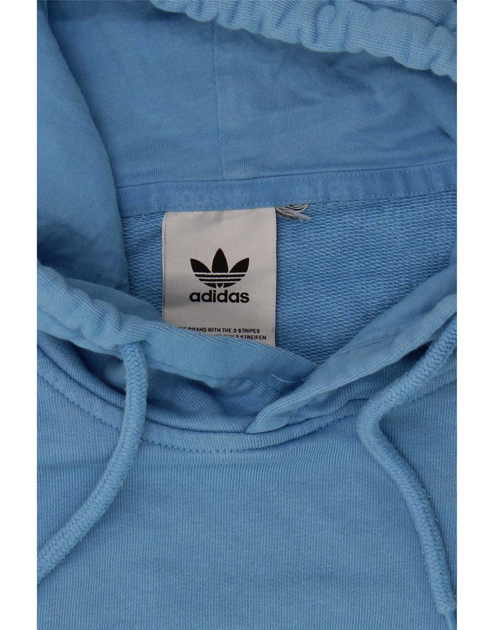Adidas hættetrøje til mænd mellemblå