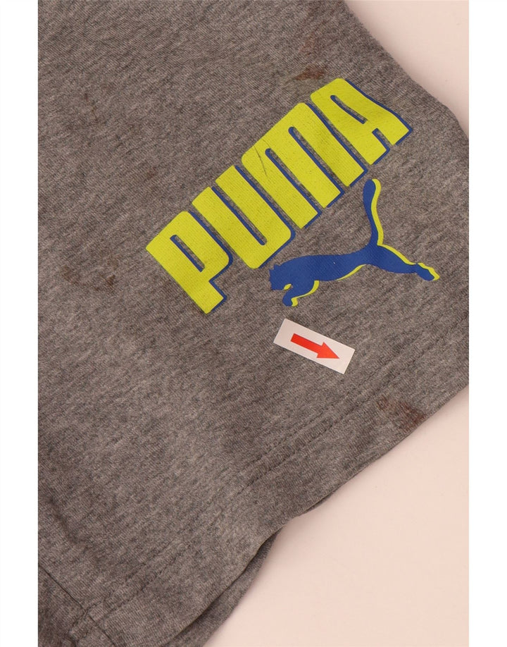 Puma Herre grafiske sportsshorts mellemgrå