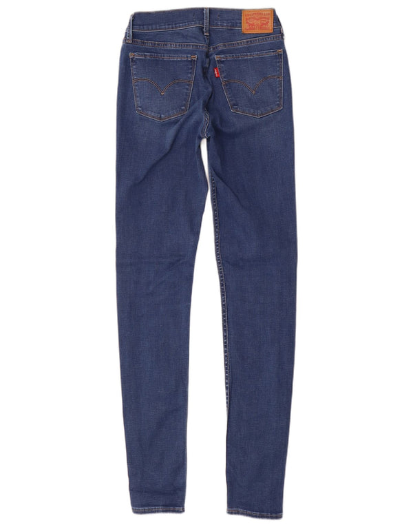 Levi's Dame 710 Super Skinny Jeans W26 L32 Blå Bomuld
