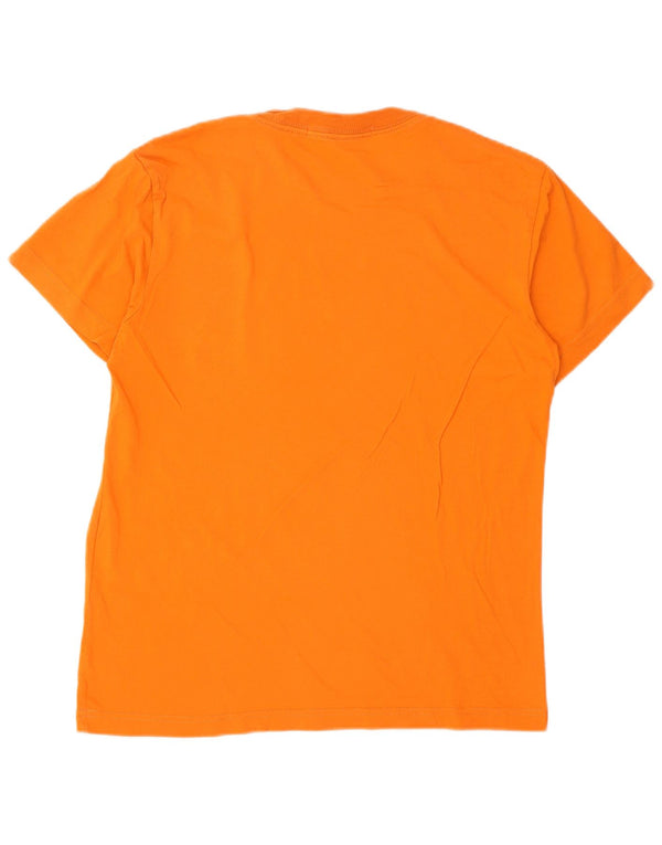Calvin Klein Jeans Herre grafisk T-shirt Top XS Orange