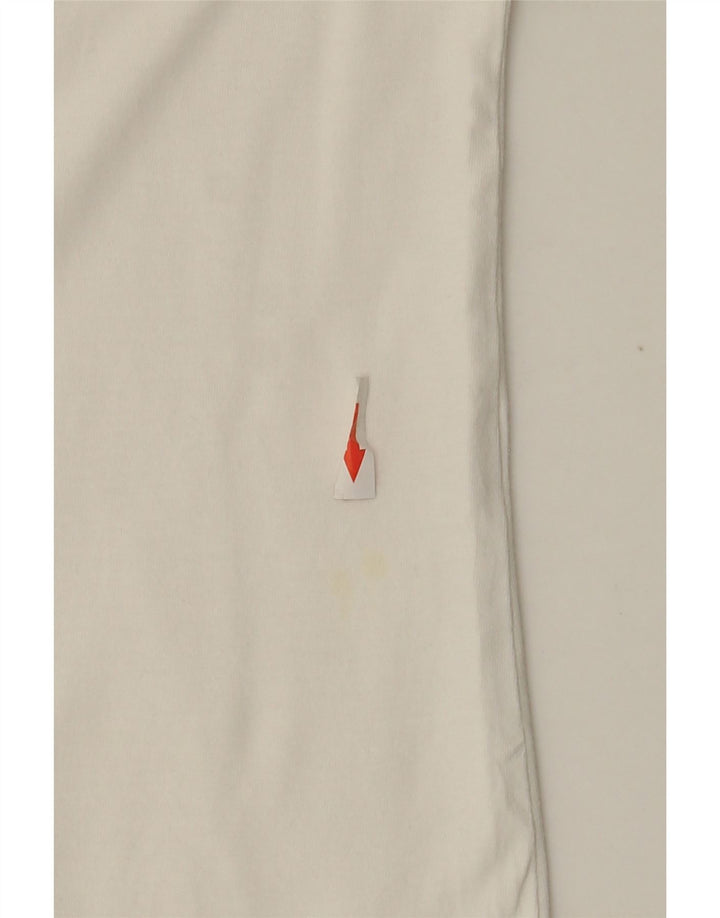 Zara T-Shirt Top UK 12 Medium Hvid