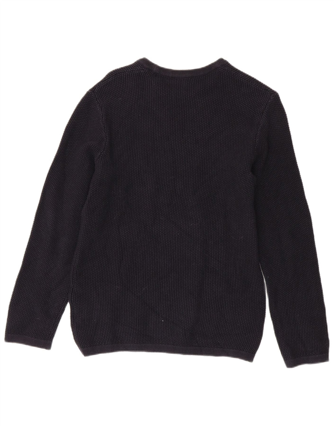 Cos Herre Boat Neck Jumper Sweater lille marineblå bomuld
