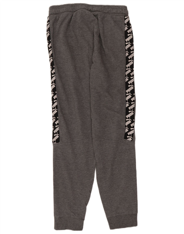 PUMA træningsbukser til piger Joggers 14-15 år stor grå farveblok