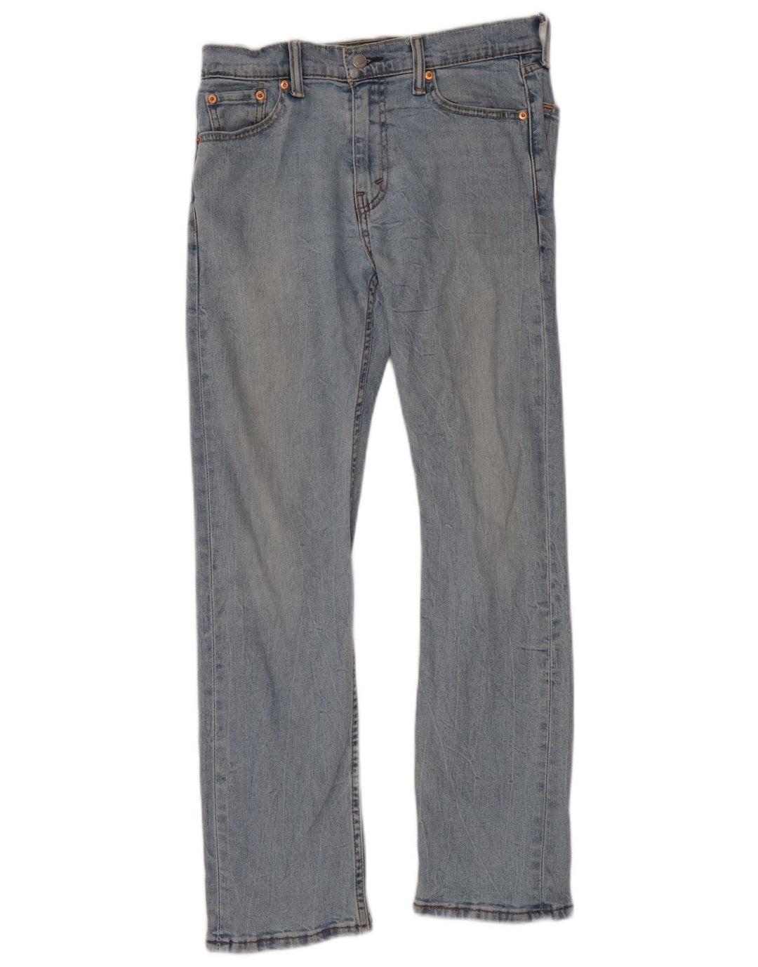 Levi's Herre 513 Slim Straight Jeans W30 L30 Blå Bomuld