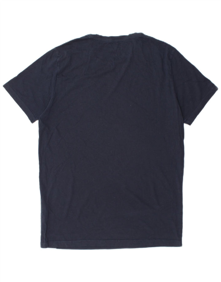 JACK & JONES Herre Regular Fit T-shirt Top Stor marineblå bomuld