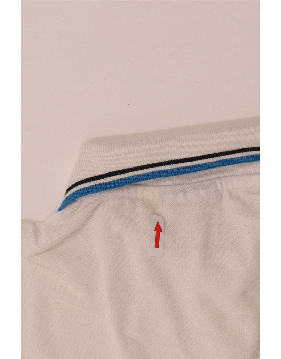 Diadora herre poloshirt Medium hvid stribet bomuld