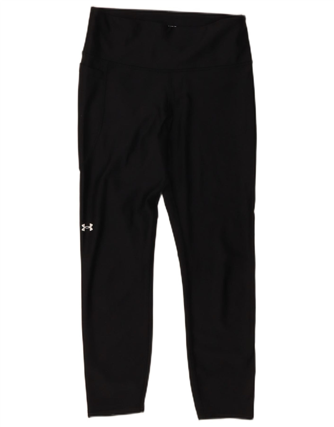 Under Armour Womens Compression Crop Leggings UK 14 Medium Black