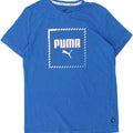 PUMA Boys Graphic T-Shirt Top 15-16 Years Blue Cotton | Vintage Puma | Thrift | Second-Hand Puma | Used Clothing | Messina Hembry 