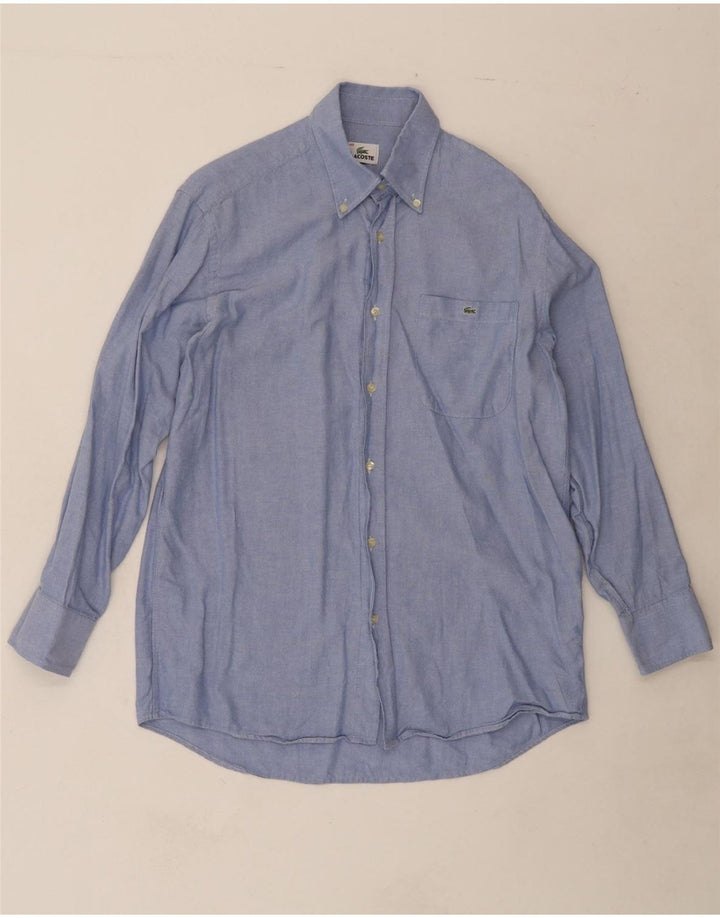 LACOSTE Mens Shirt Size 40 Medium Blue Vintage Lacoste and Second-Hand Lacoste from Messina Hembry 
