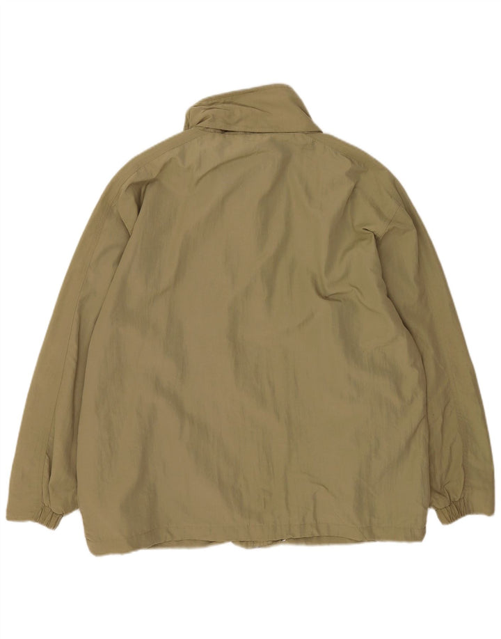 Diadora Herre Loose Fit regnjakke UK 36 Small Khaki Polyamid