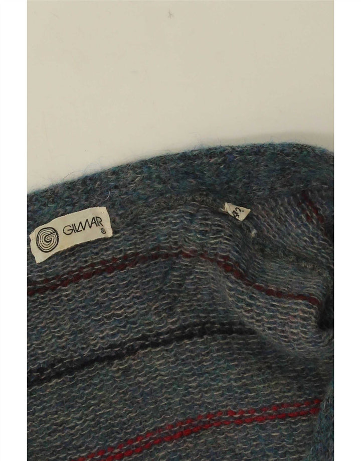 Gilmar Dame Cardigan Sweater IT 42 Mellem blå stribet