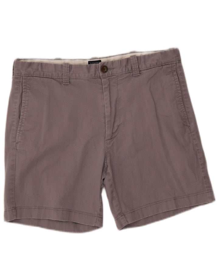 J. CREW Chino Shorts til mænd W32 mellemgrå bomuld