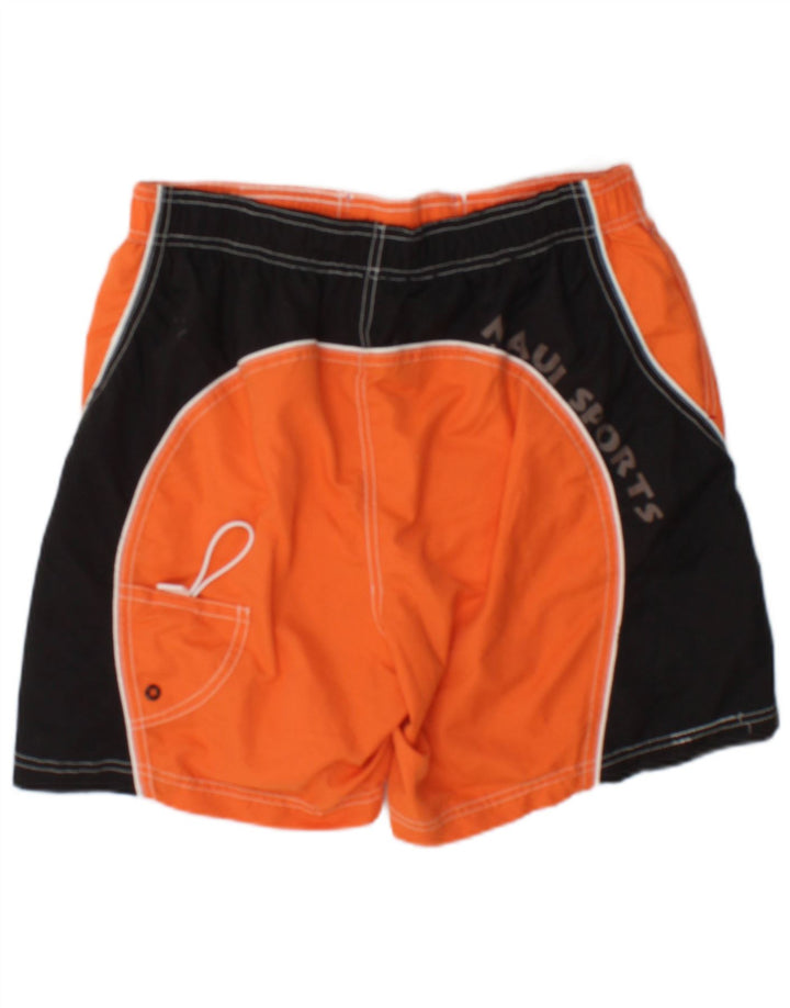 Maui and Sons Badeshorts til mænd store orange Colourblock Polyester
