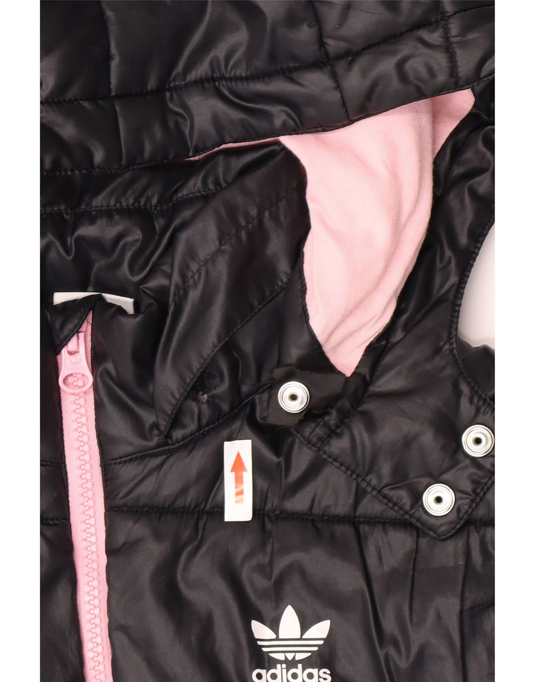 Adidas Piger Polstret Hættejakke 11-12 År Sort Polyester
