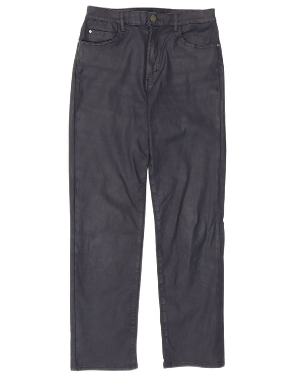 Massimo Dutti lige voksede fritidsbukser til kvinder EU 36 XS W26 L27 Navy B