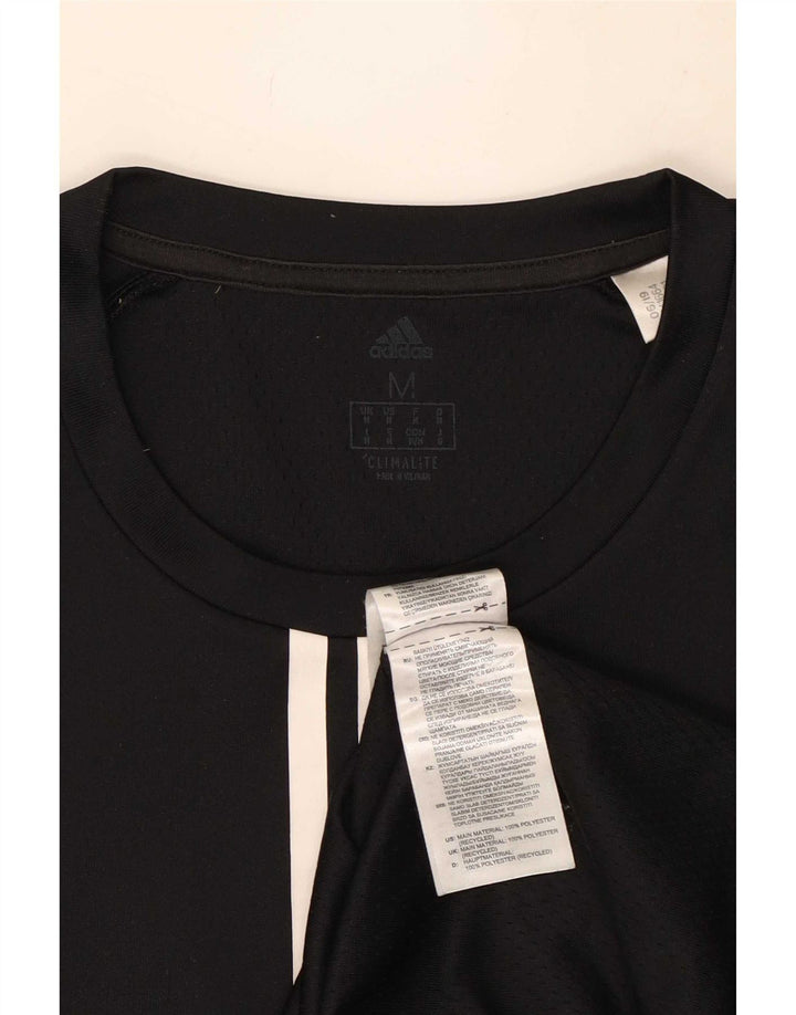 Adidas Herre Climalite Top Langærmet Medium Sort Polyester