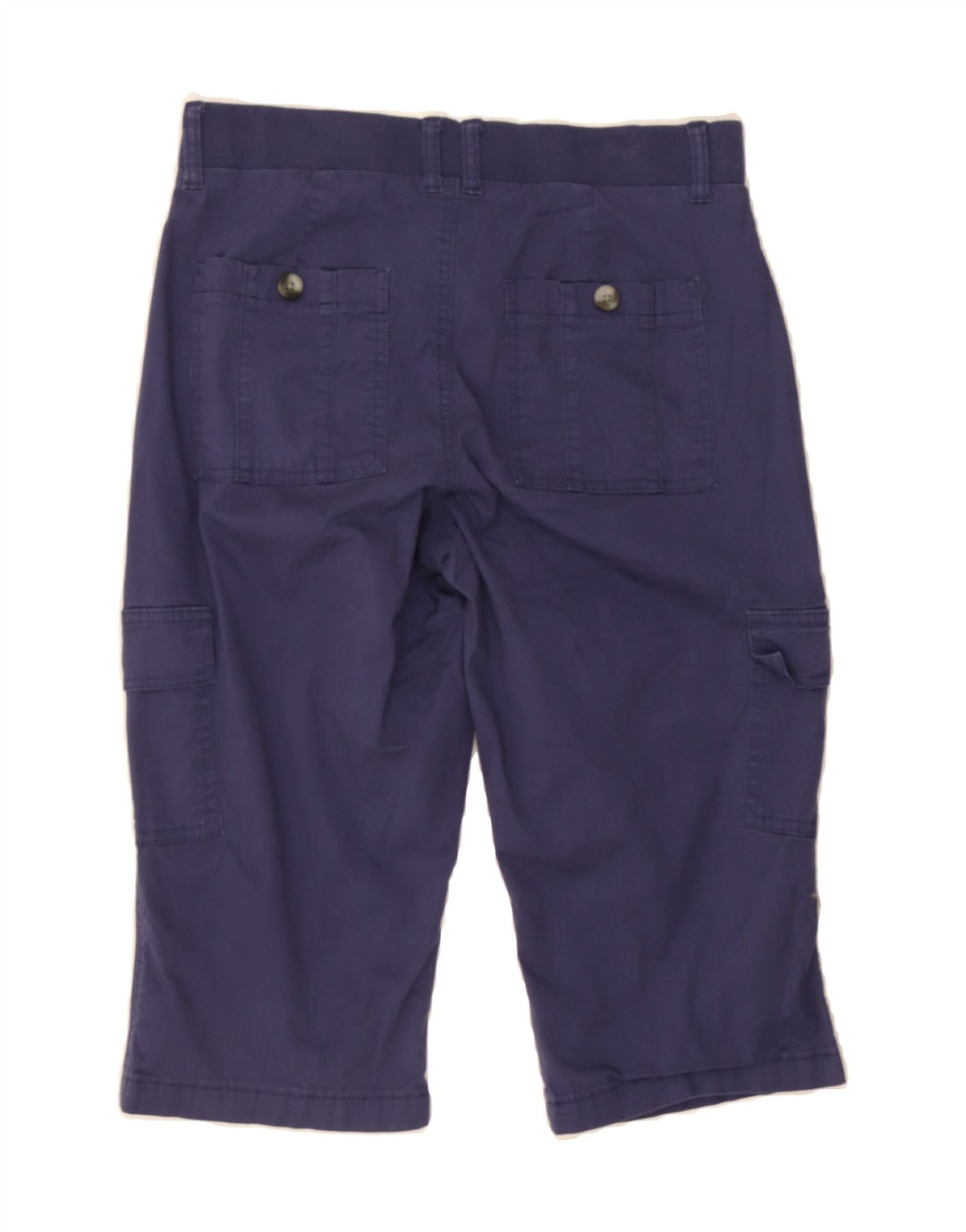 LEE Womens Mid Rise Relaxed Fit Cargo Shorts US 6 Medium W32  Navy Blue Vintage Lee and Second-Hand Lee from Messina Hembry 