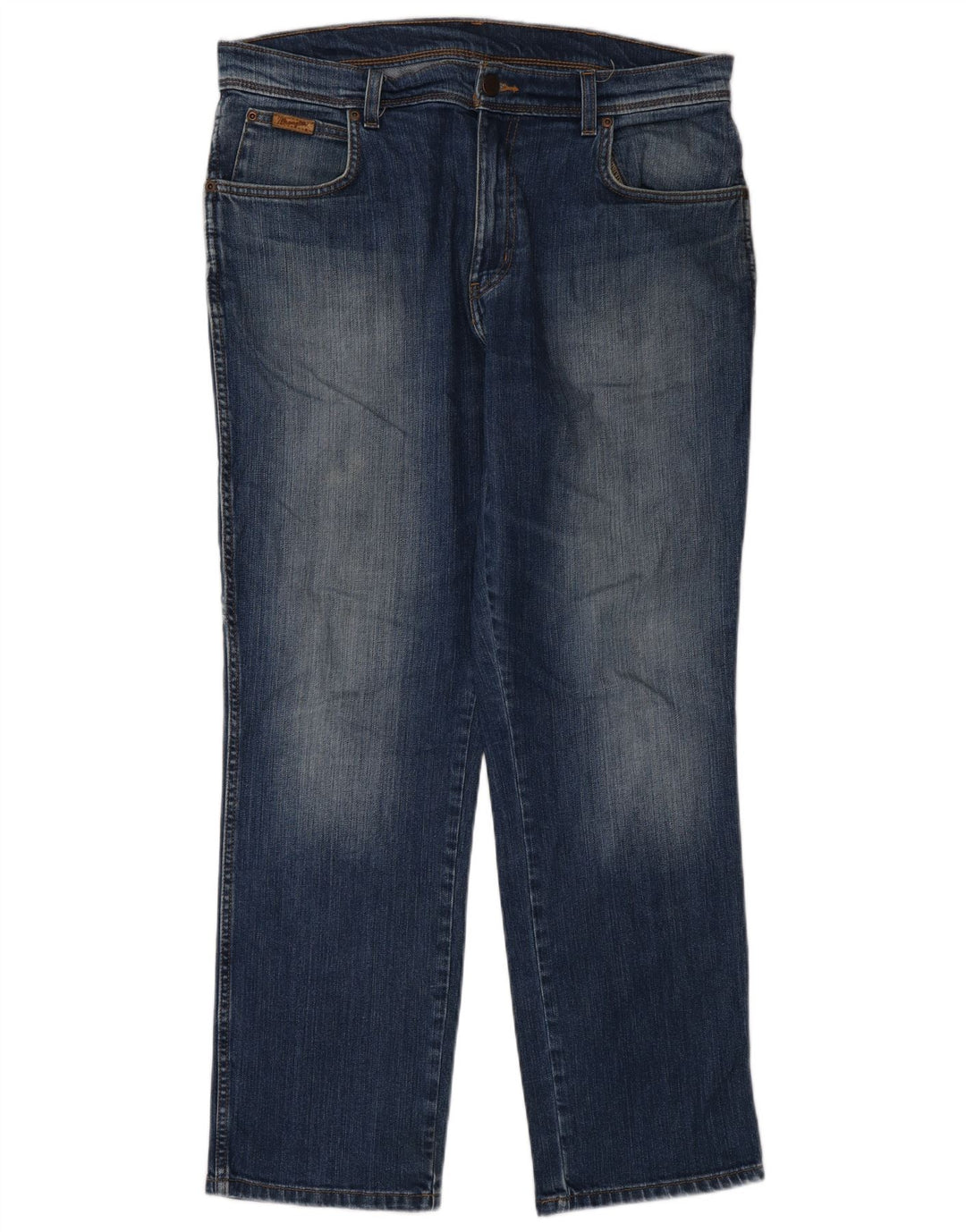Wrangler Straight Jeans til mænd W32 L30 Blå