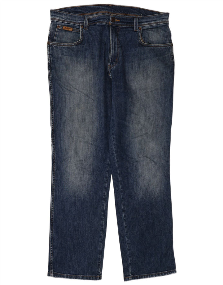 Wrangler Straight Jeans til mænd W32 L30 Blå