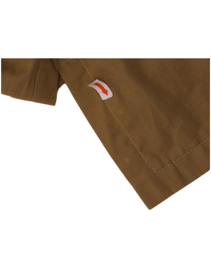 VINTAGE blazerjakke med 4 knapper til kvinder, str. 6 2XS Brun bomuld