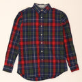 NAUTICA Mens Shirt Medium Red Check Cotton Vintage Nautica and Second-Hand Nautica from Messina Hembry 