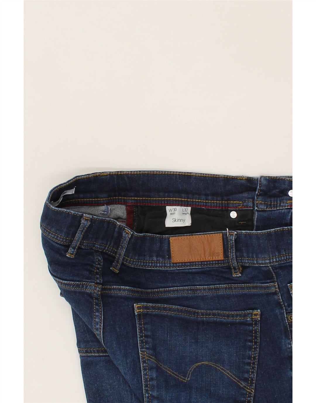 JULES Mens Skinny Jeans W30 L32  Blue Cotton Vintage Jules and Second-Hand Jules from Messina Hembry 