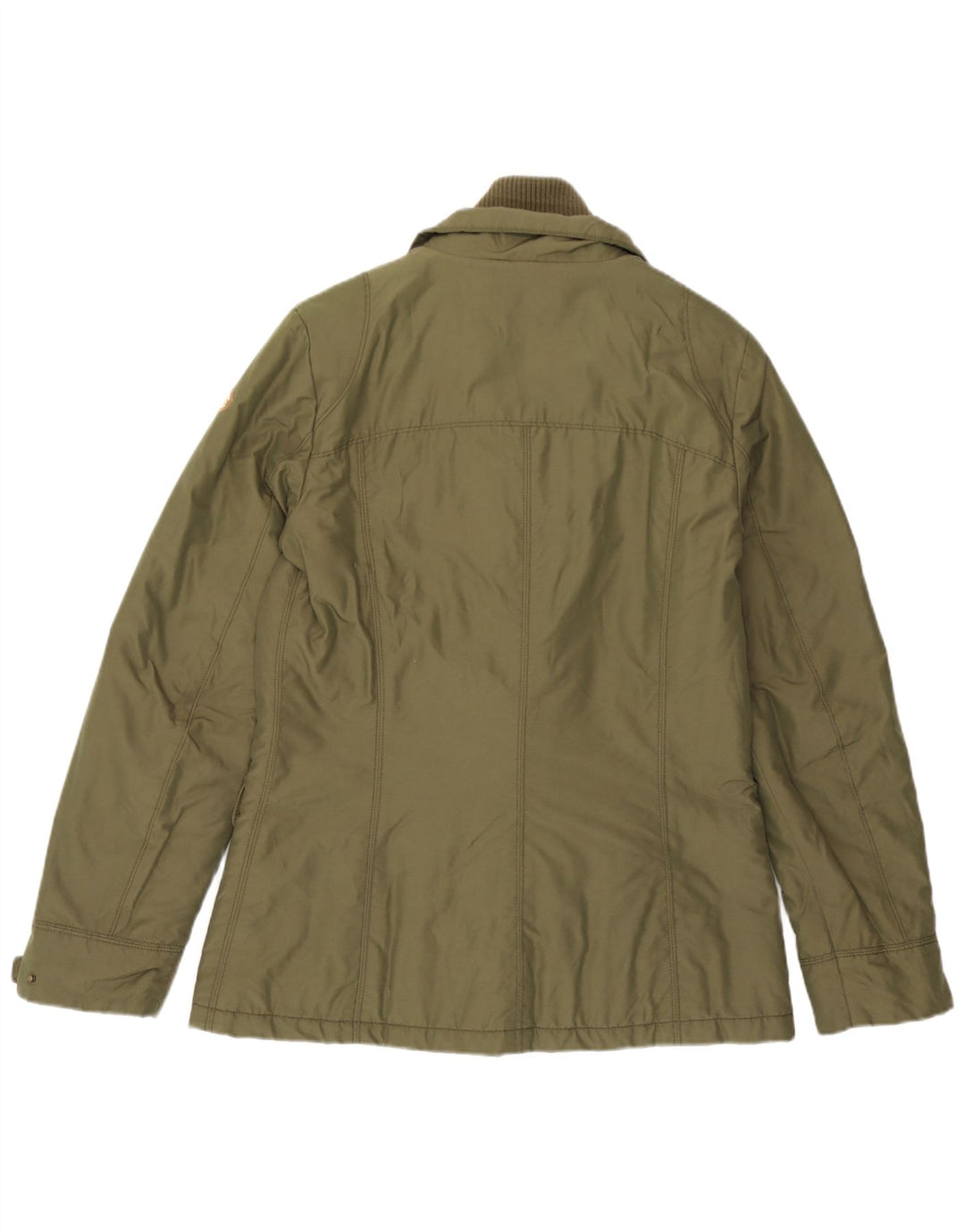 Diadora Womens Utility Jacket UK 14 Medium Khaki Cotton