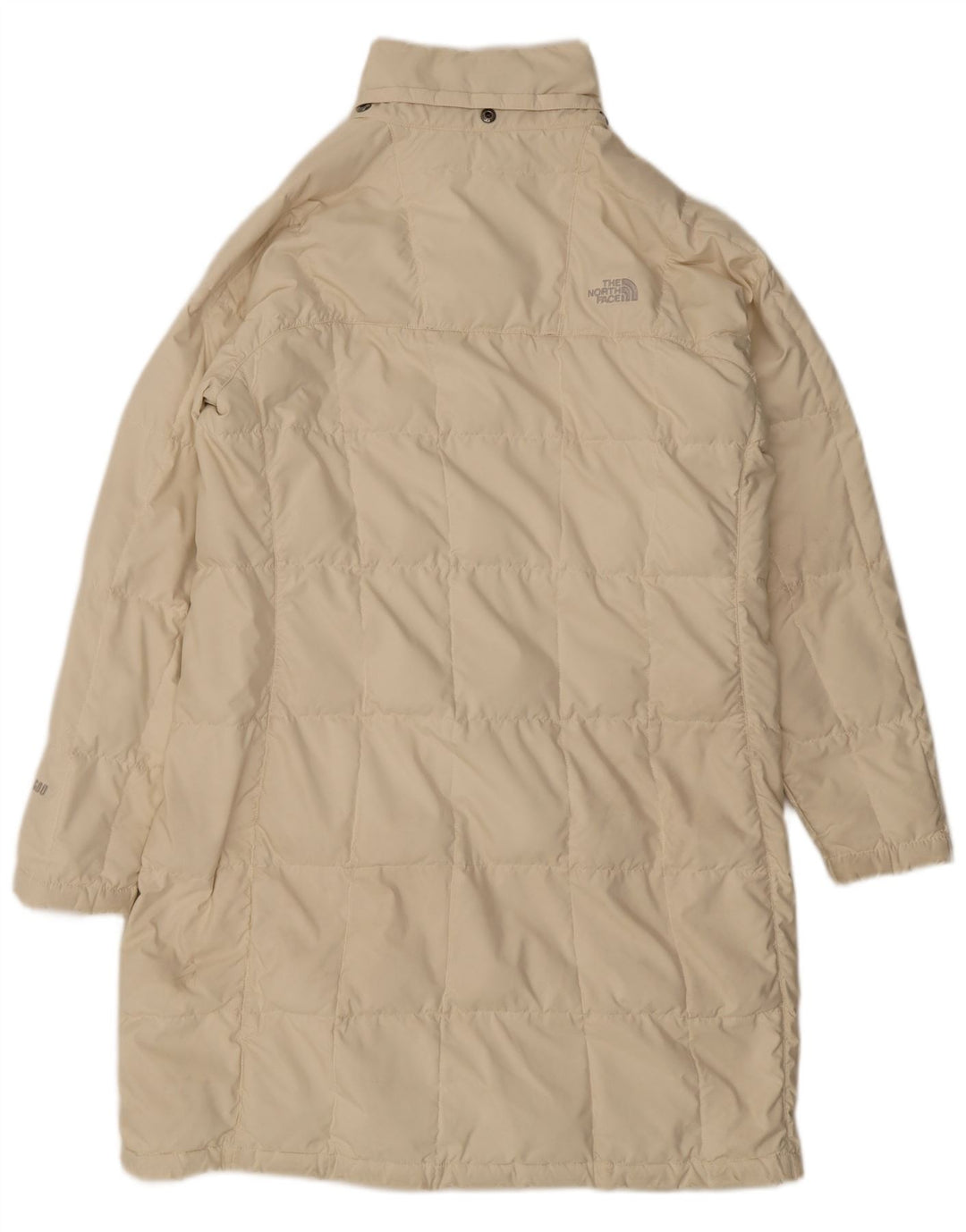 The North Face Womens Padded Coat UK 16 Large Beige Nylon