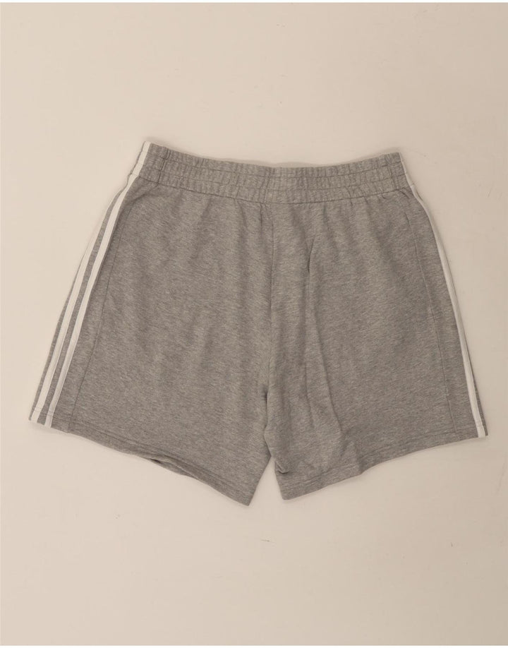 Adidas Sportshorts til mænd, store grå flækkede bomuld