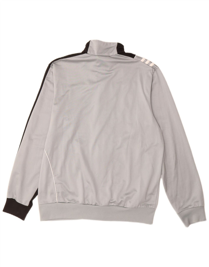 Adidas Træningsdragt til mænd Topjakke UK 40/42 Medium Grey Colourblock Polyester