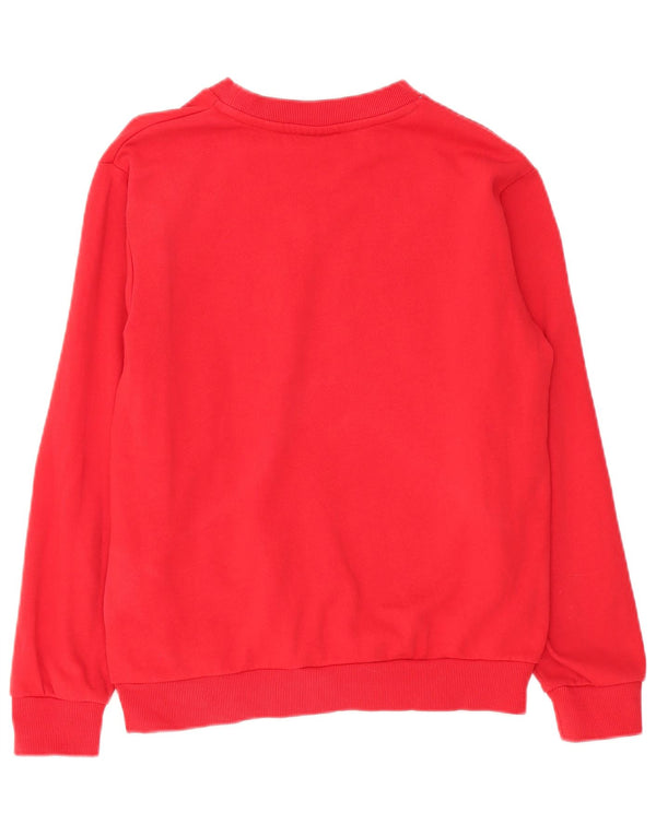 Fila Herre Grafisk Sweatshirt Jumper Medium Rød Bomuld