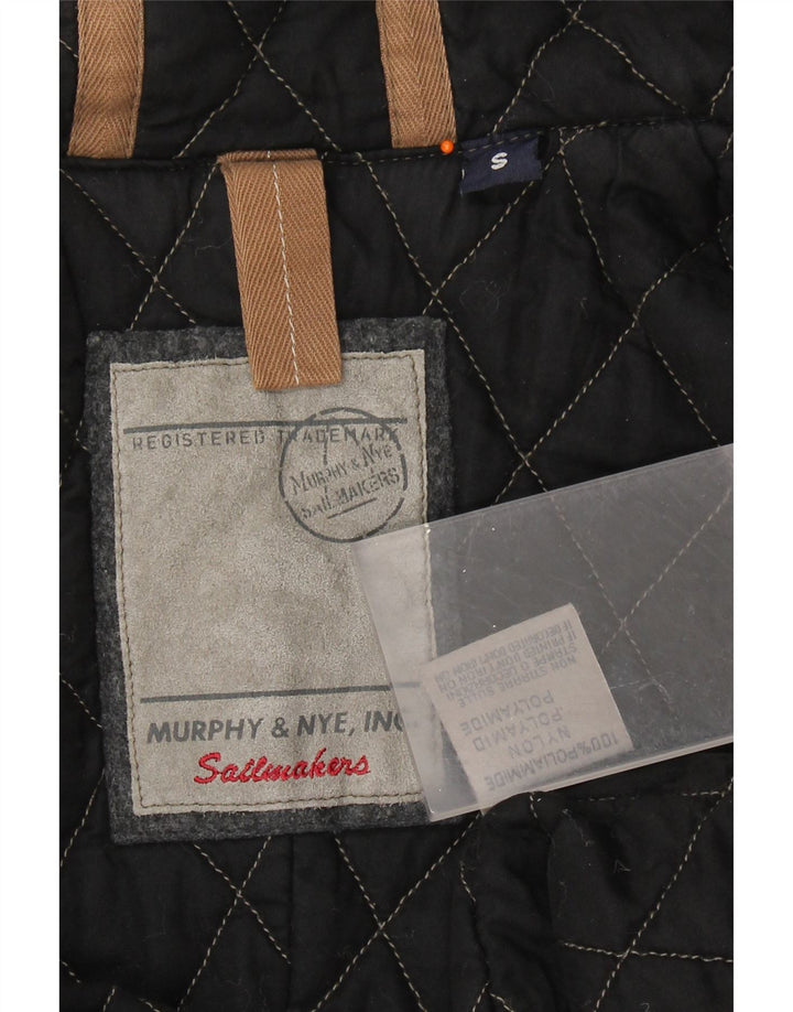Murphy & Nye Dame Oversized Parka Jacket UK 10 Small Black Polyamide