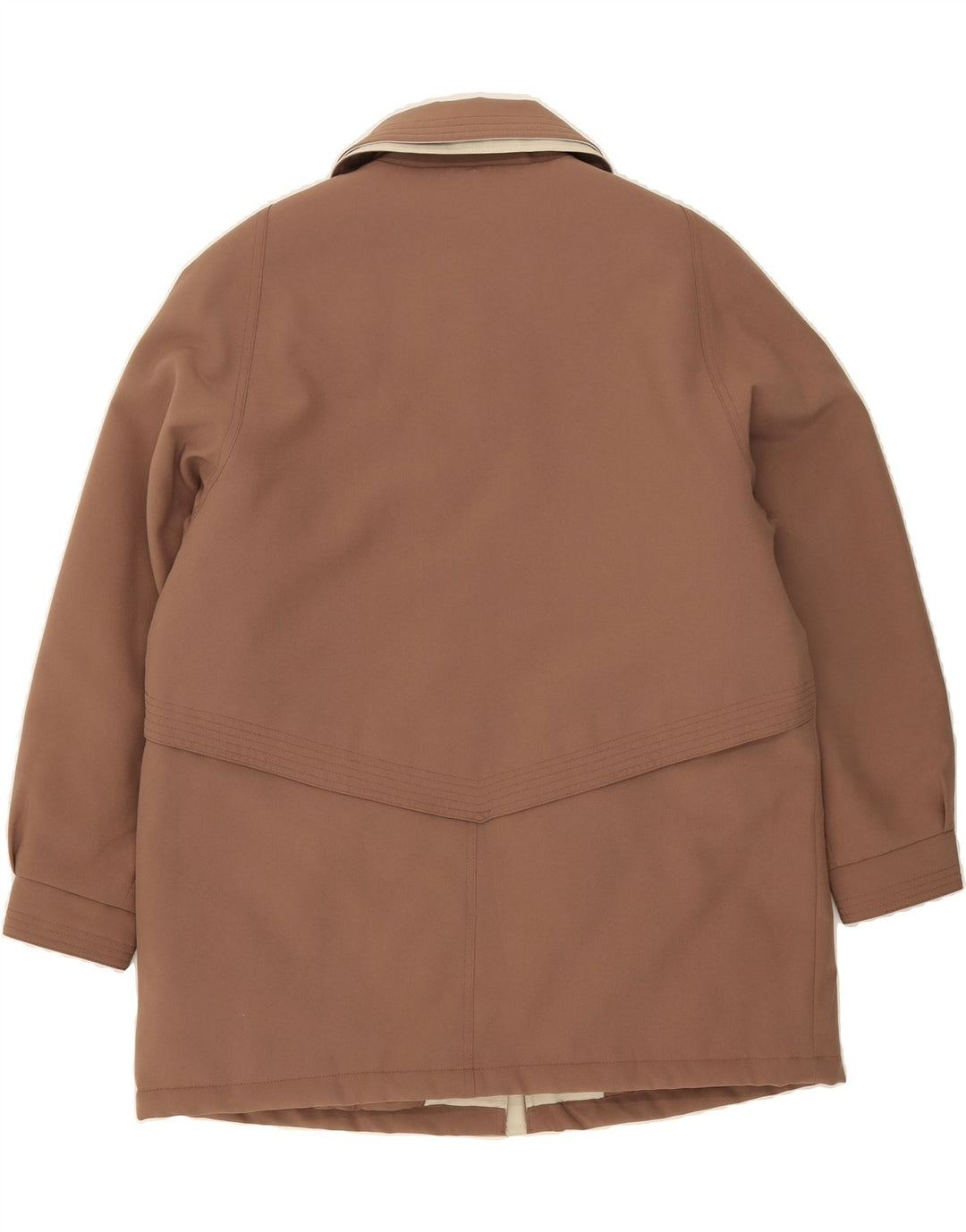 DAVID BARRY Womens Windbreaker Jacket UK 16 Large Beige Polyester Vintage David Barry and Second-Hand David Barry from Messina Hembry 