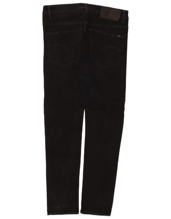 G-Star Mens Slim Jeans W32 L32 Black Cotton