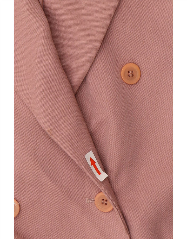 Marks & Spencer Dame 3/4-ærmet blazerjakke UK 12 Medium Pink