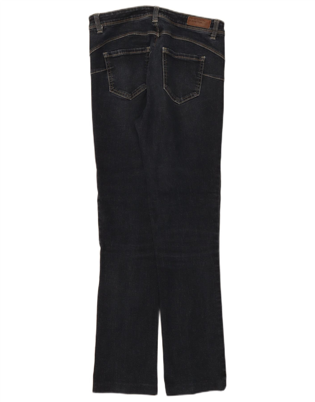 Benetton Dame Bootcut Jeans W29 L28 Marineblå