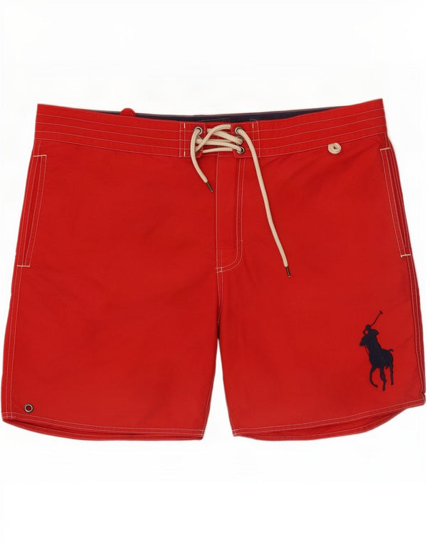Polo Ralph Lauren Herre grafiske svømmeshorts store røde bomuld