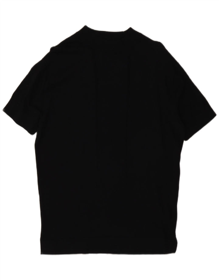 Zara Herre T-Shirt Top XL Sort Bomuld