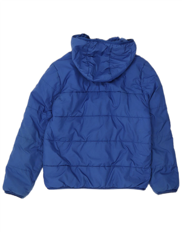 Adidas drenge hættepolstret jakke 10-11 år blå polyester