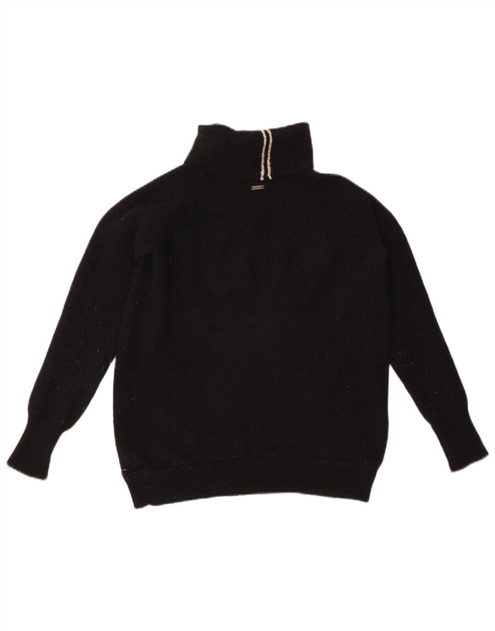 JOULES Dame Rullehals Sweater UK 8 Lille Sort