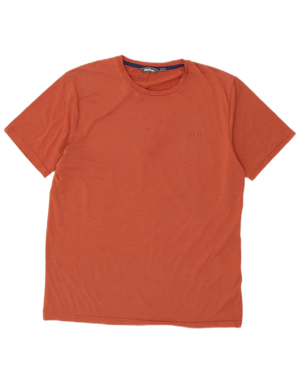 Rohan herre T-shirt top lille brun polyester